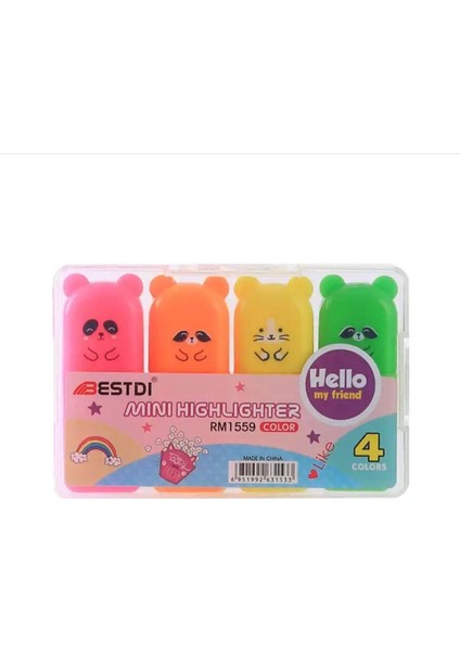 Gülen Yüzlü Mini Fosforlu Kalem