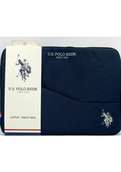 U.s. Polo Assn. Unisex Çok Gözlü Lacivert Tablet-Laptop Bölmeli Evrak Çantası