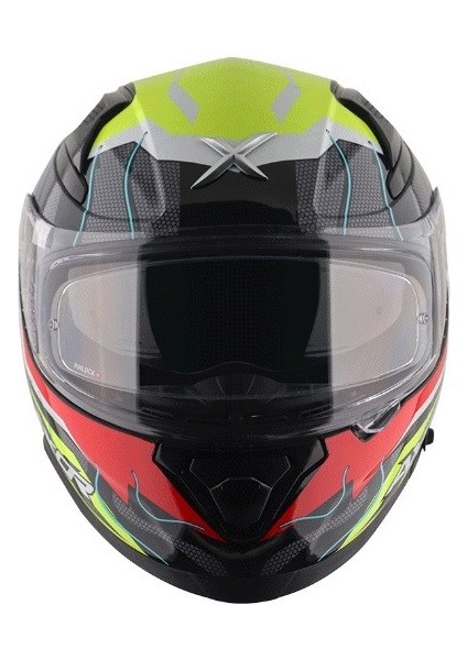 Apex Turbıne 2 - Neon Yellow Pınk Gloss - Nyp - Motosiklet Kask