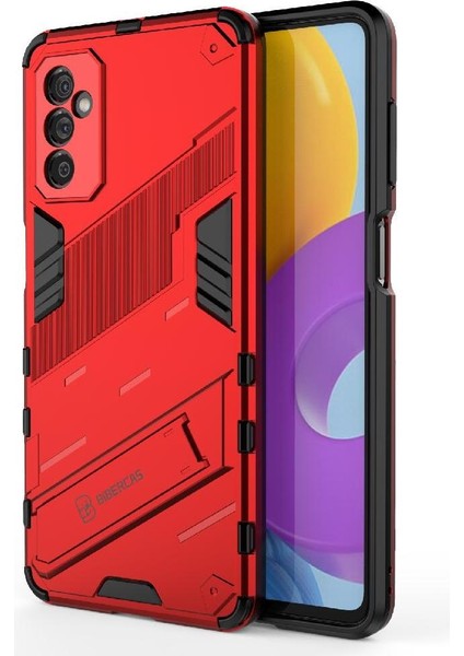 Samsung Galaxy M52 5g Sağlam Askeri Kickstand Koruyucu Kapak (Yurt Dışından)