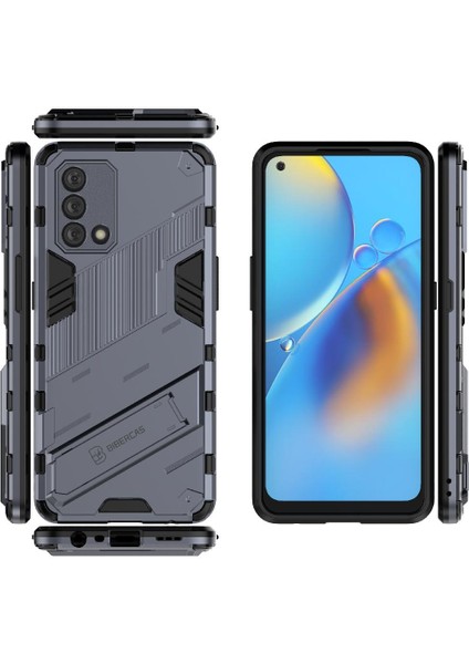 Oppo A74 4g Sağlam Askeri Koruyucu Kapak Kickstand Için Kılıf (Yurt Dışından)
