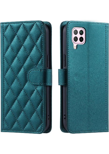 Huawei P40 Lite Için Telefon Kılıfı Kart Yuvaları Tutucu Manyetik Kapak Folio El (Yurt Dışından)