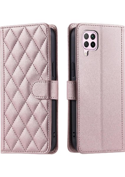 Huawei P40 Lite Için Telefon Kılıfı Kart Yuvaları Tutucu Manyetik Kapak Folio El (Yurt Dışından)