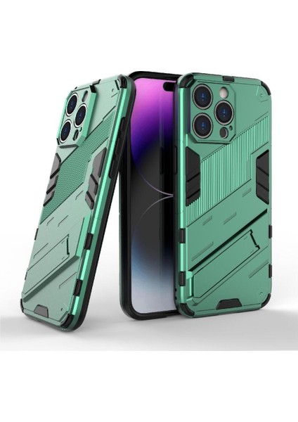 Iphone 15 Için Kılıf Pro Sağlam Askeri Koruyucu Kapak Kickstand (Yurt Dışından)