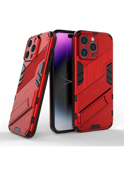 Iphone 14 Için Kılıf Pro Sağlam Askeri Koruyucu Kapak Kickstand (Yurt Dışından)