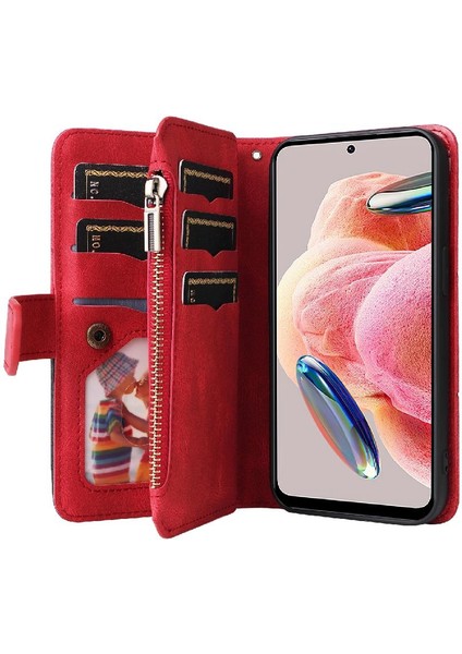 Xiaomi Redmi Not 12 4g Dokuz Kart Yuvaları ile Kickstand Koruyucu Kılıf (Yurt Dışından) fırsatları