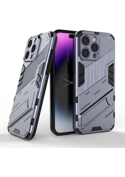 Iphone 14 Için Kılıf Pro Max Kickstand Sağlam Askeri Koruyucu Kapak (Yurt Dışından)