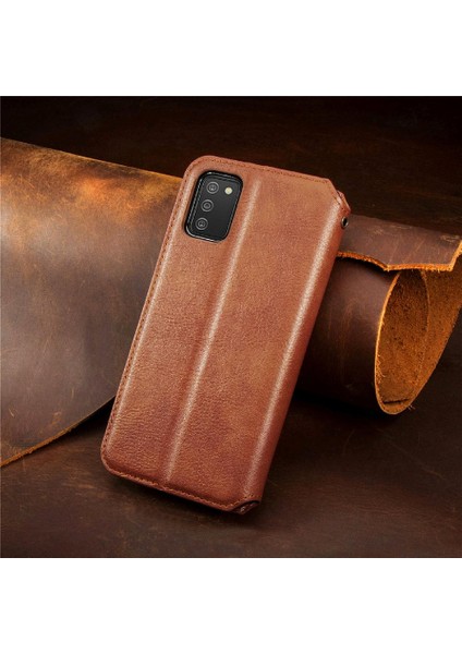 Samsung Galaxy A02S Için Kılıf Moda Tasarım Deri Kılıf Cüzdan Fonksiyonu (Yurt Dışından) modelleri