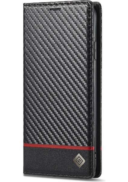 Iphone Xr Manyetik Karbon Fiber Kart Ekleme Deri Folio Için Kılıf (Yurt Dışından) indirimleri