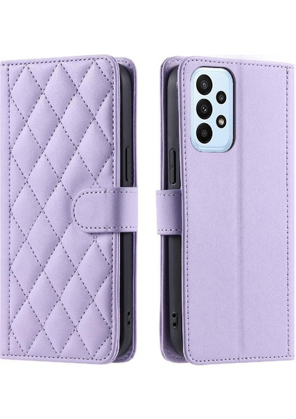 Samsung Galaxy A52 Flip Folio Cüzdan Manyetik Kart Yuvaları Için Telefon Kılıfı (Yurt Dışından)