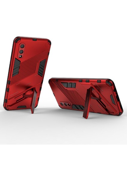 Samsung Galaxy A02 Kickstand Koruyucu Kapak Sağlam Askeri Kılıf (Yurt Dışından) modelleri
