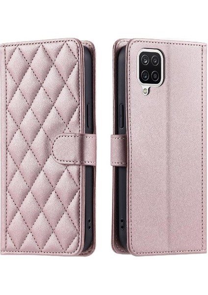 Samsung Galaxy A12 Kart Yuvaları Tutucu Için Telefon Kılıfı El Kayışı Manyetik (Yurt Dışından)