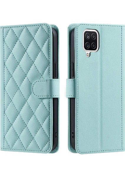 Samsung Galaxy A12 Kart Yuvaları Tutucu Için Telefon Kılıfı El Kayışı Manyetik (Yurt Dışından)