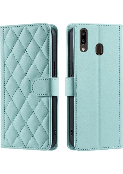 Samsung Galaxy A40 El Kayışı Flip Folio Cüzdan Kart Için Telefon Kılıfı (Yurt Dışından)