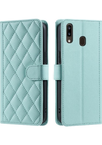 Samsung Galaxy A40 El Kayışı Flip Folio Cüzdan Kart Için Telefon Kılıfı (Yurt Dışından)
