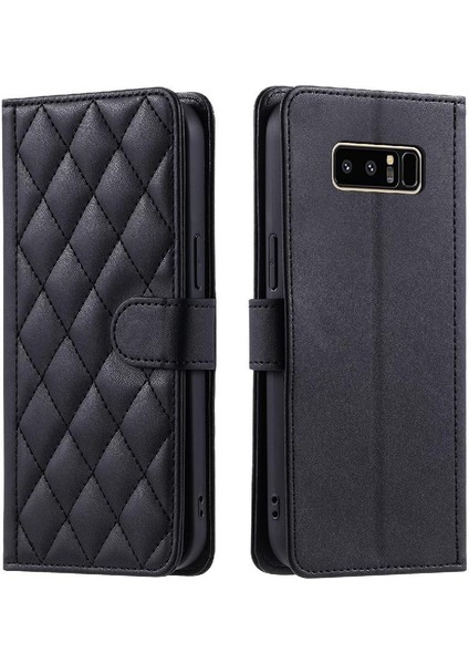 Samsung Galaxy Not 8 Için Telefon Kılıfı Flip Folio Cüzdan Kart Yuvaları Tutucu (Yurt Dışından)