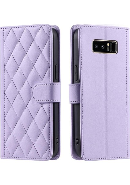 Samsung Galaxy Not 8 Için Telefon Kılıfı Flip Folio Cüzdan Kart Yuvaları Tutucu (Yurt Dışından)