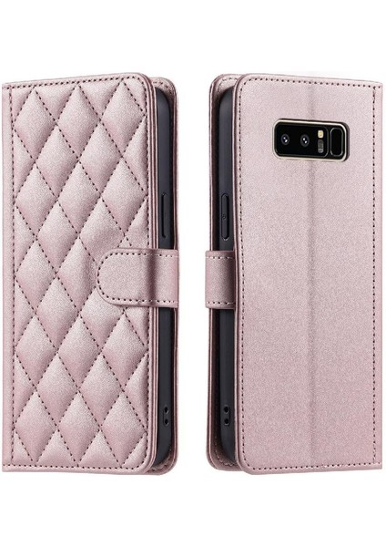 Samsung Galaxy Not 8 Için Telefon Kılıfı Flip Folio Cüzdan Kart Yuvaları Tutucu (Yurt Dışından)