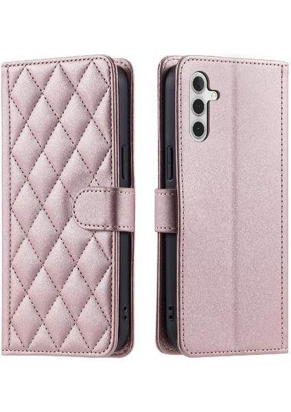 Samsung Galaxy A35 5g Kafes Kart Yuvaları Tutucu Manyetik Telefon Kılıfı (Yurt Dışından)