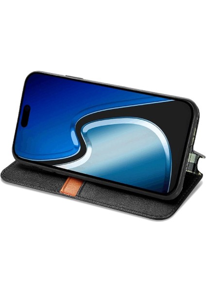 Apple iphone 15 Için Kılıf Artı Flip Kapak Zarif Iş Moda Tasarımı (Yurt Dışından)
