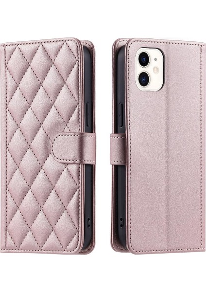 Telefon Kılıfı Için iphone 12 Mini Flip Folio Cüzdan Kart Yuvaları Tutucu El (Yurt Dışından)