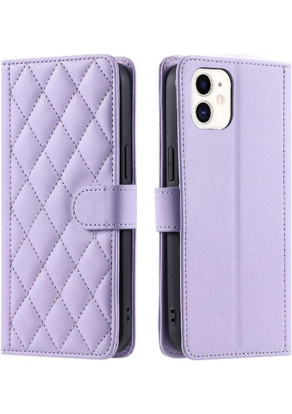 Telefon Kılıfı Için iphone 12 Mini Flip Folio Cüzdan Kart Yuvaları Tutucu El (Yurt Dışından)