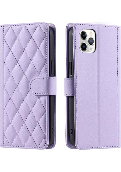 Iphone 11 Için Telefon Kılıfı Pro Max Manyetik Kart Yuvaları Tutucu Kafes Flip (Yurt Dışından)