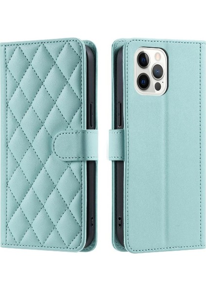 Iphone 12 Için Telefon Kılıfı Pro Max Manyetik El Kayışı Flip Folio Cüzdan (Yurt Dışından)