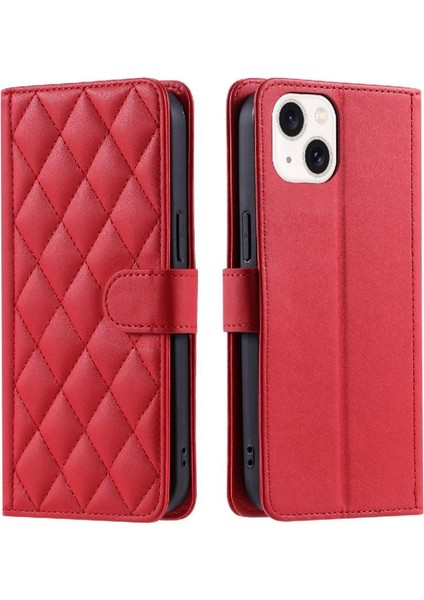 Iphone 13 Için Telefon Kılıfı Kafes Kart Yuvaları Tutucu Flip Folio Cüzdan El (Yurt Dışından)
