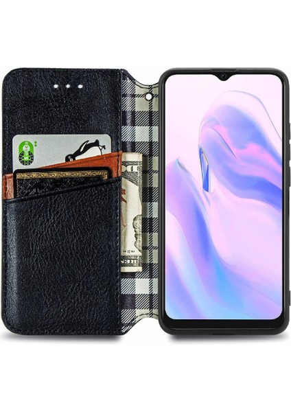 Blackview A70 Zarif Iş Deri Çanta Cüzdan Fonksiyonu Için Kılıf (Yurt Dışından)