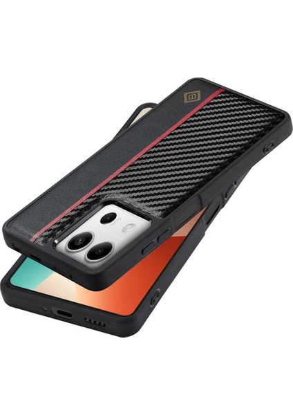 Kırmızı Dikey Logolu iphone 12 Pro Max Mikrofiber Astar Için Kılıf (Yurt Dışından)