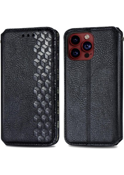 Apple iphone 15 Için Kılıf Promax Cüzdan Fonksiyonu Deri Kılıf Moda Flip (Yurt Dışından)