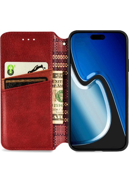 Apple iphone 15 Için Kılıf Zarif Iş Moda Tasarım Cüzdan Kılıf (Yurt Dışından) indirimleri