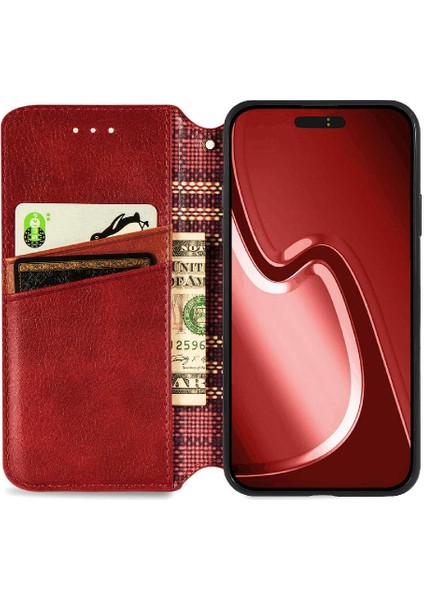 Apple iphone 15 Için Kılıf Pro Kılıf Moda Tasarımı Zarif Flip (Yurt Dışından)