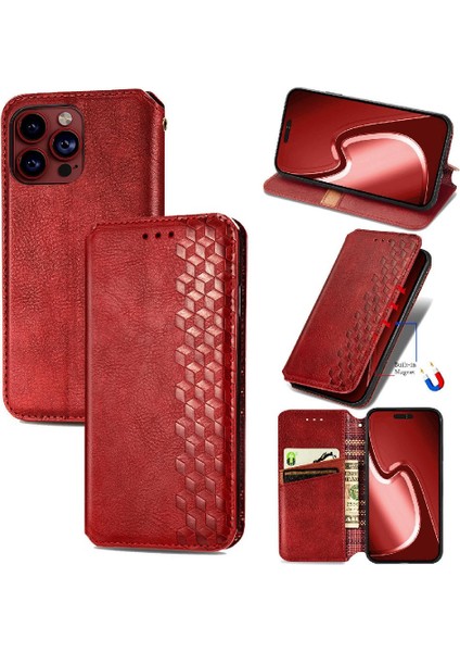Apple iphone 15 Için Kılıf Pro Kılıf Moda Tasarımı Zarif Flip (Yurt Dışından)