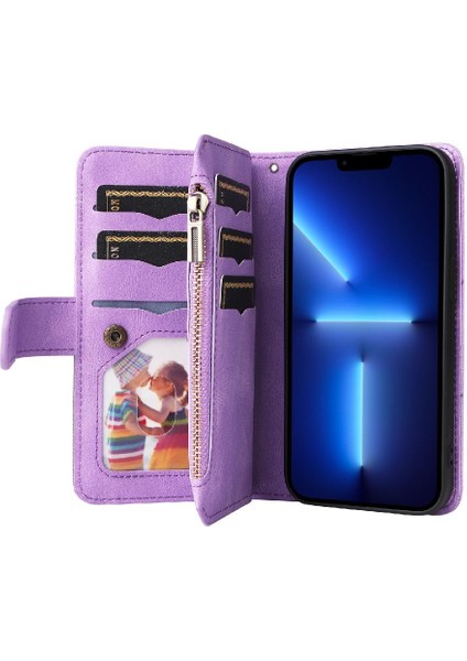 Kart Yuvası Standı ile IPhone 13 Pro Max Kickstand Koruyucu Kılıf (Yurt Dışından)