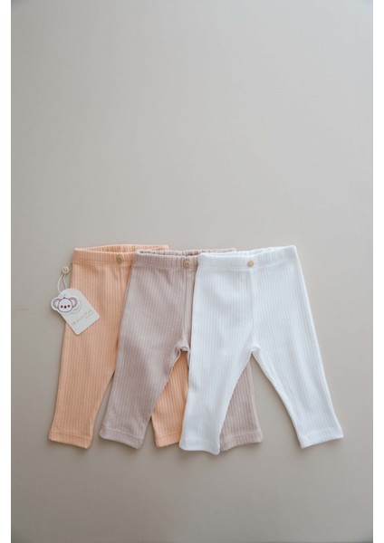 3'lü Bebek Fitilli Tayt Model 1