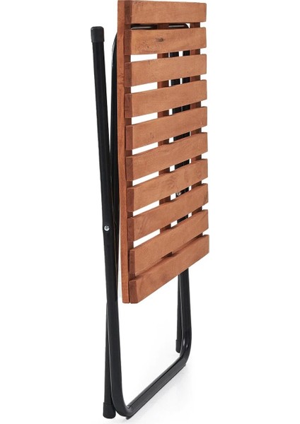 Bistro Set Metal Ayak 2 Sandalye 1 Sehpa