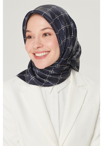 Özel Nostalji Serisi Twill Ipek Eşarp Modelleri 8555D-15