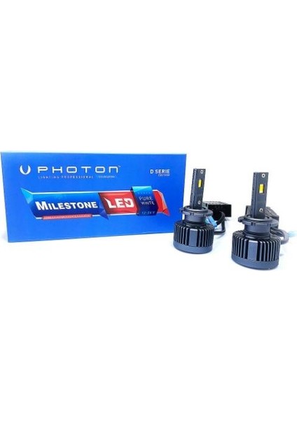 PHOTON-MİLESTONE-BEYAZ-D4S-LED Far Ampulü