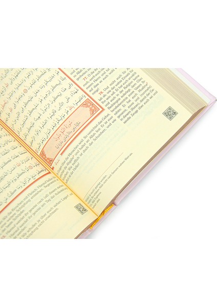 Almanca Mealli Medine Hatlı Kuranı Kerim ve Seccade Seti Pembe fiyatları