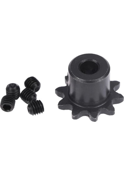 10MM Tarzı 1 Adet Bisiklet Zinciri Dişli 45 # Çelik 10 Diş Endüstriyel Dişli Çark Üst Tel Delikli (Yurt Dışından)