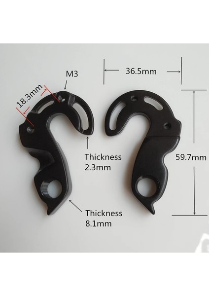 WGH139P1 Stili 1 Adet Bisiklet Attırıcı Askı Cannondale Neşter Bad Boy Trail Serisi Hardtails Aka KP048 Trail Rz 120 Flaş Alaşım (Yurt Dışından)