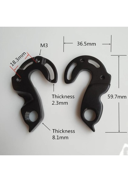 WGH139P1 Stili 1 Adet Bisiklet Attırıcı Askı Cannondale Neşter Bad Boy Trail Serisi Hardtails Aka KP048 Trail Rz 120 Flaş Alaşım (Yurt Dışından)