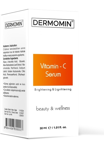 Vitamin C Aydınlatıcı ve Ton Eşitleyici Bakım Serumu 30 ml fiyatları