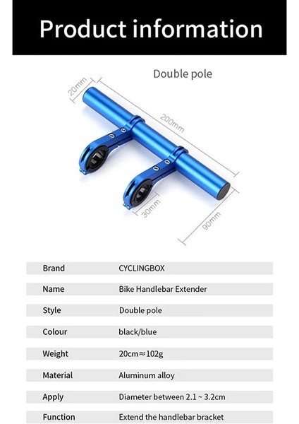 Siyah Stil Bisiklet Gideri Alaşımlı Karbon Fiber Genişletilmiş Braket Bisiklet Far Montaj Çubuğu Bilgisayar Tutucusu Mtb Yol Bisikleti Desteği (Yurt Dışından)