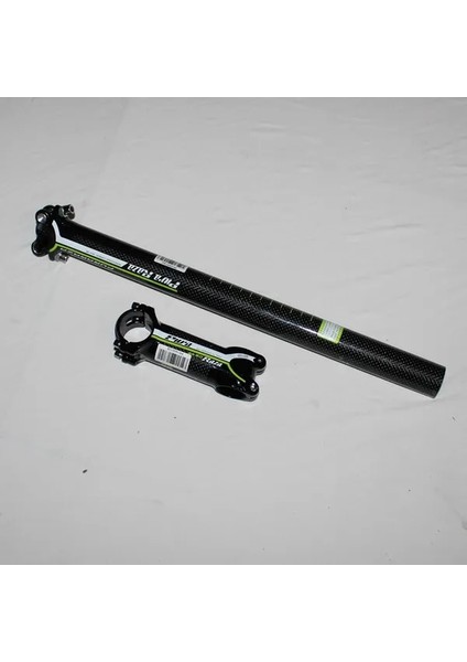 Mavi Stil Özgür !mtb Bisiklet Bisiklet Karbon Fiber Gidon + Sele Borusu + Kök + Üst Kapak = 1 Grup (Yurt Dışından)