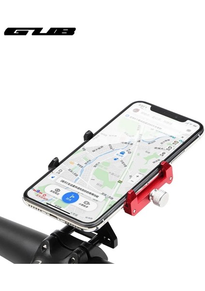 Siyah Stil Gub G-99 Telefon Montaj Bisiklet Kök Kurulum Akıllı Cep Telefonu Braketi Kamera Far LED Torch Tutucu Alaşımlı Eloksal Destek (Yurt Dışından) modelleri