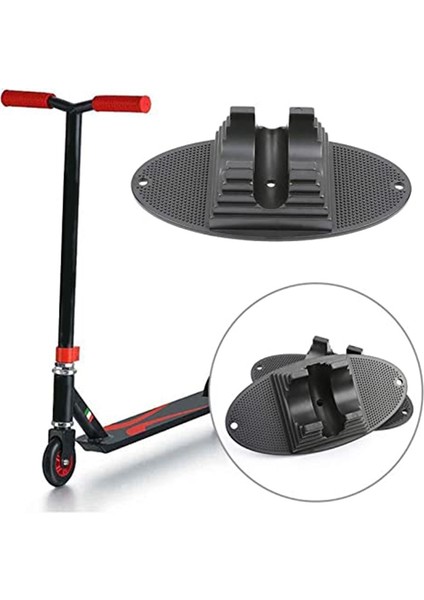 Siyah Stil Scooter Sabit Park Rafı Çocuk Bisiklet Tekerlek Pedi Darı Scooter Park Cihazı Bisiklet Ekipmanları Aksesuarları (Yurt Dışından)