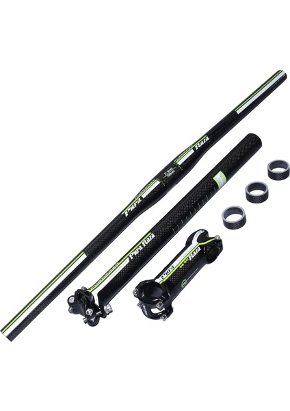 Sarı Stil Özgür !mtb Bisiklet Bisiklet Karbon Fiber Gidon + Sele Borusu + Kök + Üst Kapak = 1 Grup (Yurt Dışından)